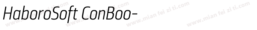 HaboroSoft ConBoo字体转换